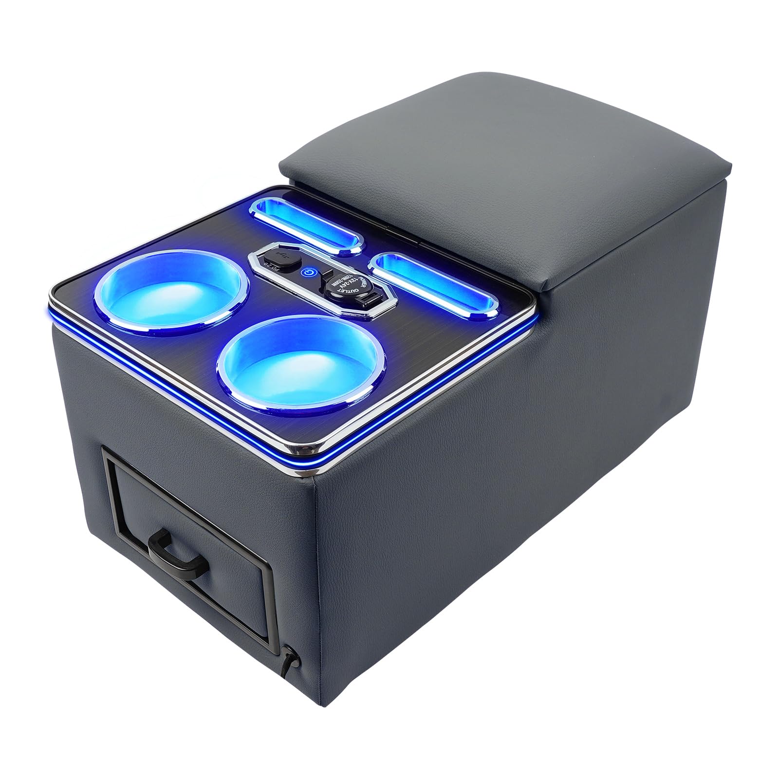 Rear Center Console For Car Minivan Van Truck