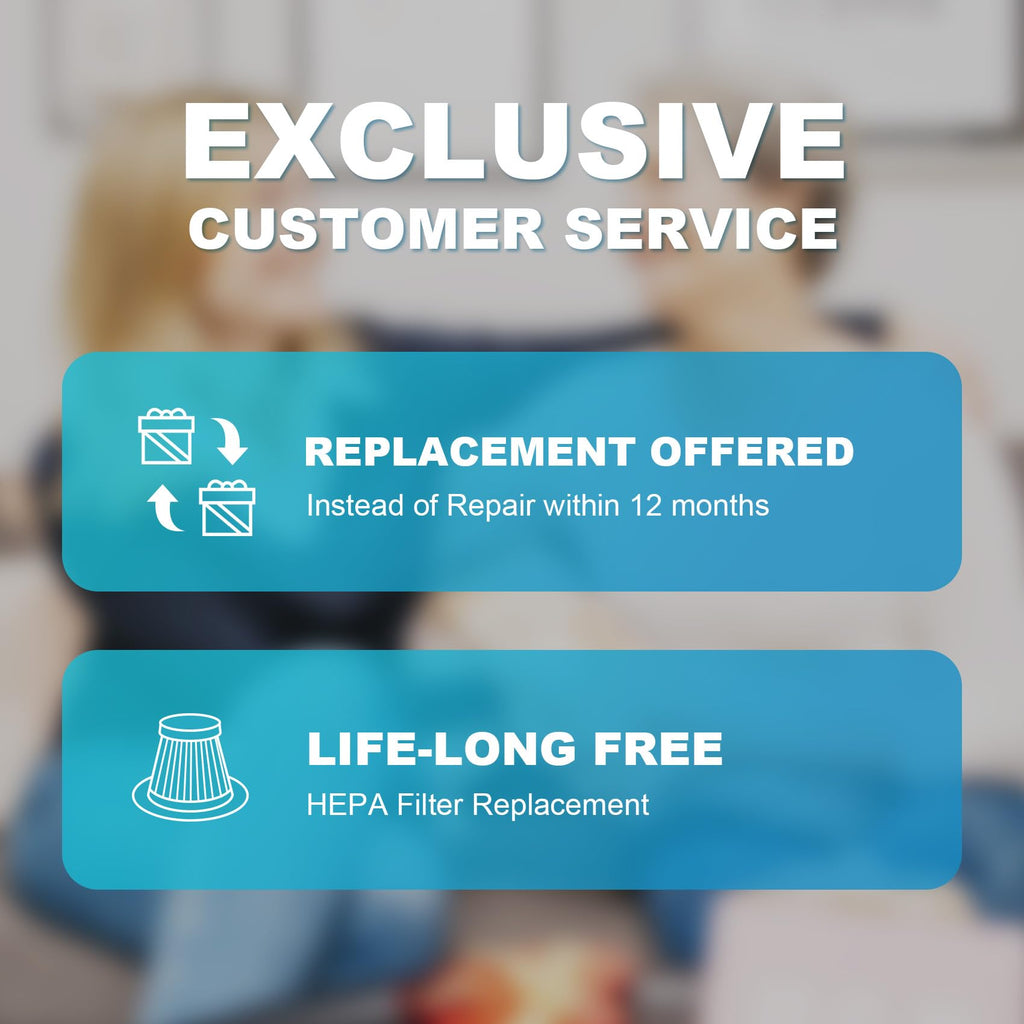 Cordless Car Vacuum Lightweight High Power Handheld Vacuum Cleaner with LED Light