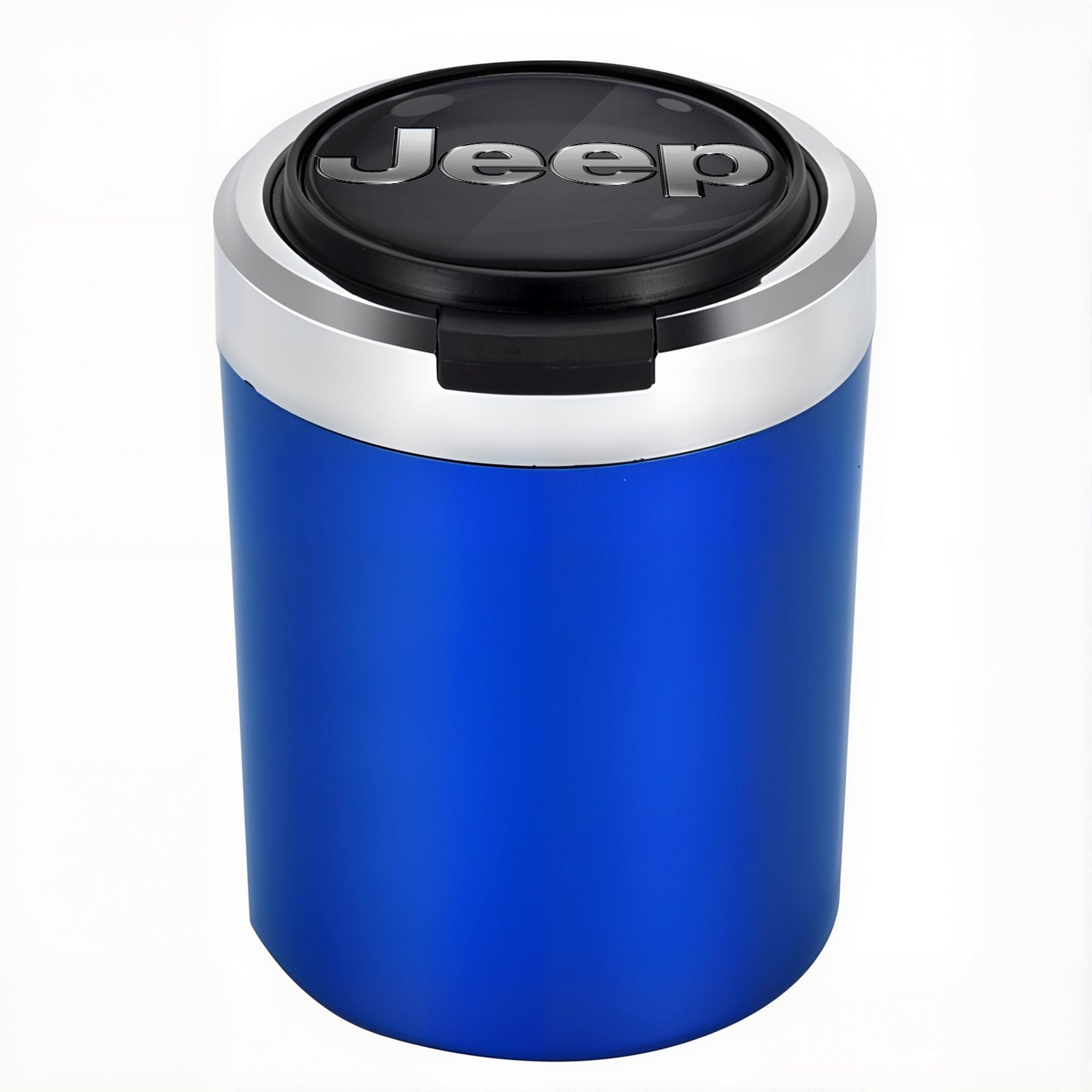 Smokeless Stainless Steel LED Car Cupholder Ashtray with Lid
