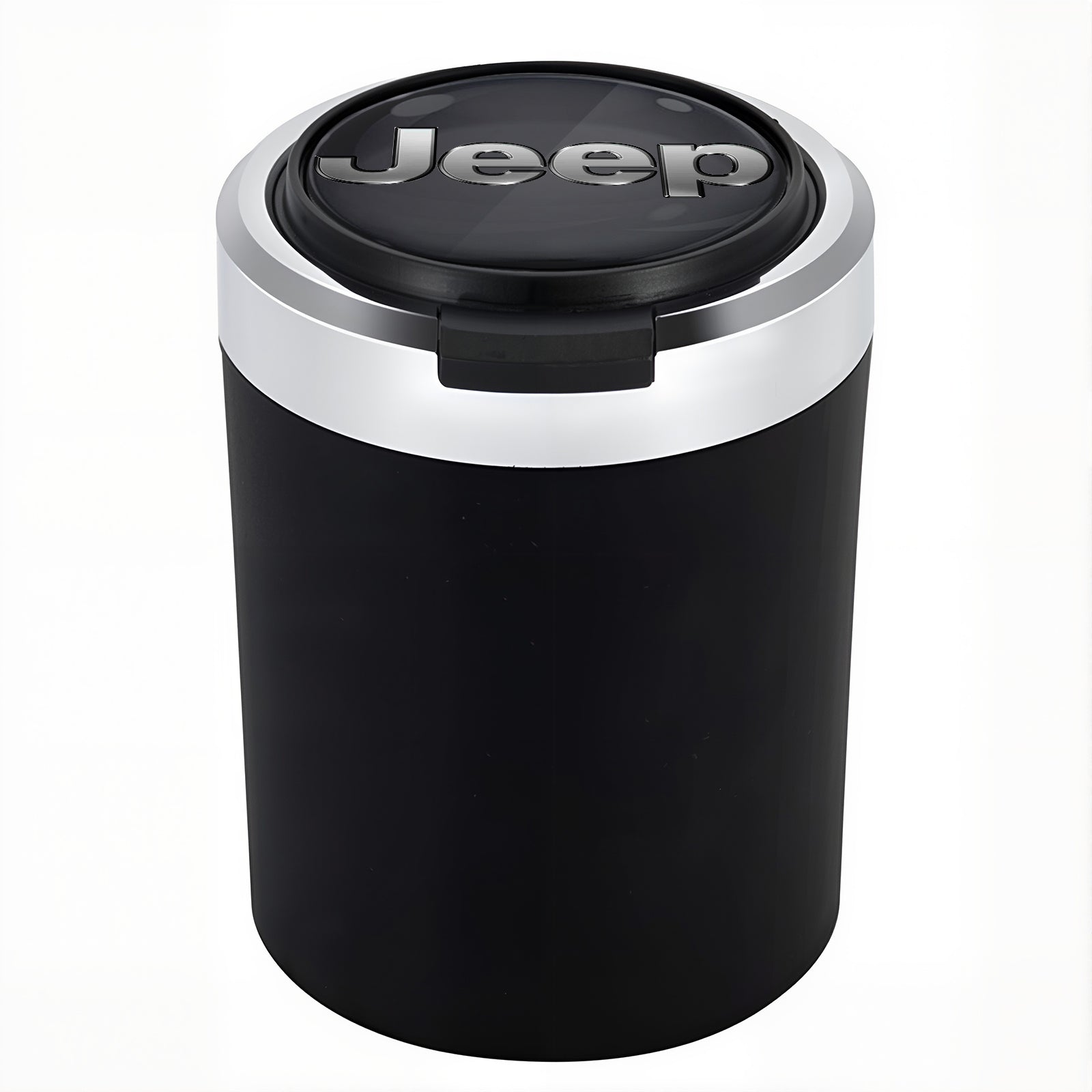 Smokeless Stainless Steel LED Car Cupholder Ashtray with Lid