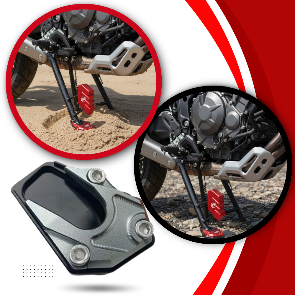 Motorcycle Alloy Kickstand Combo