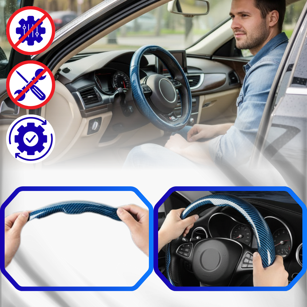 Non-Slip Steering Wheel Cover