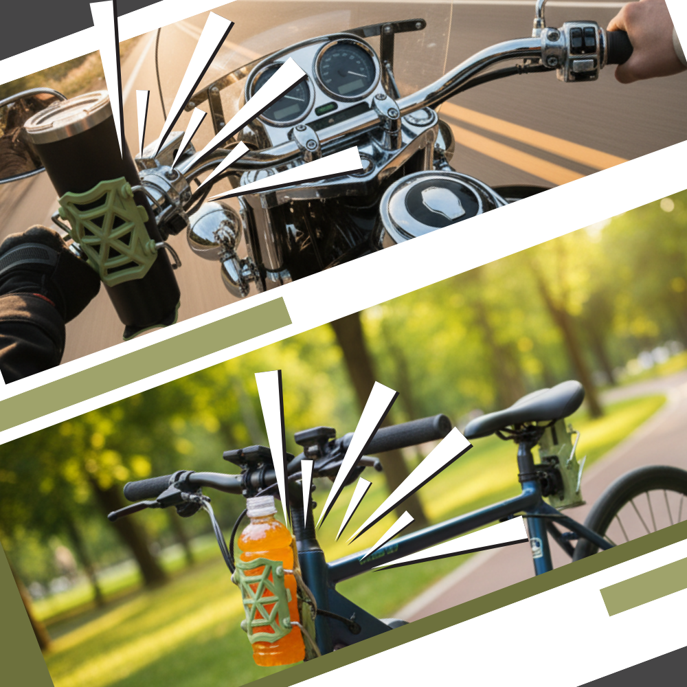 Universal Bike Handlebar Cup Holder