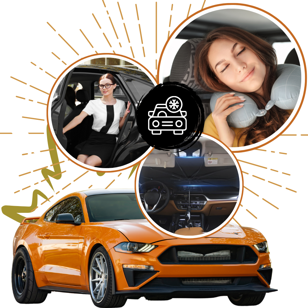 UV Protection Car Windshield Umbrella